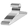 Stainless Steel Hanger Solid Thickened Widened Flat Strip Non-slip Seamless Drying Hanger Thickened Groove Drying Clothes Hanger