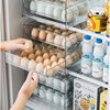 35 grid egg storage box double finishing egg box drawer type fresh-keeping Box Kitchen refrigerator egg box egg holder