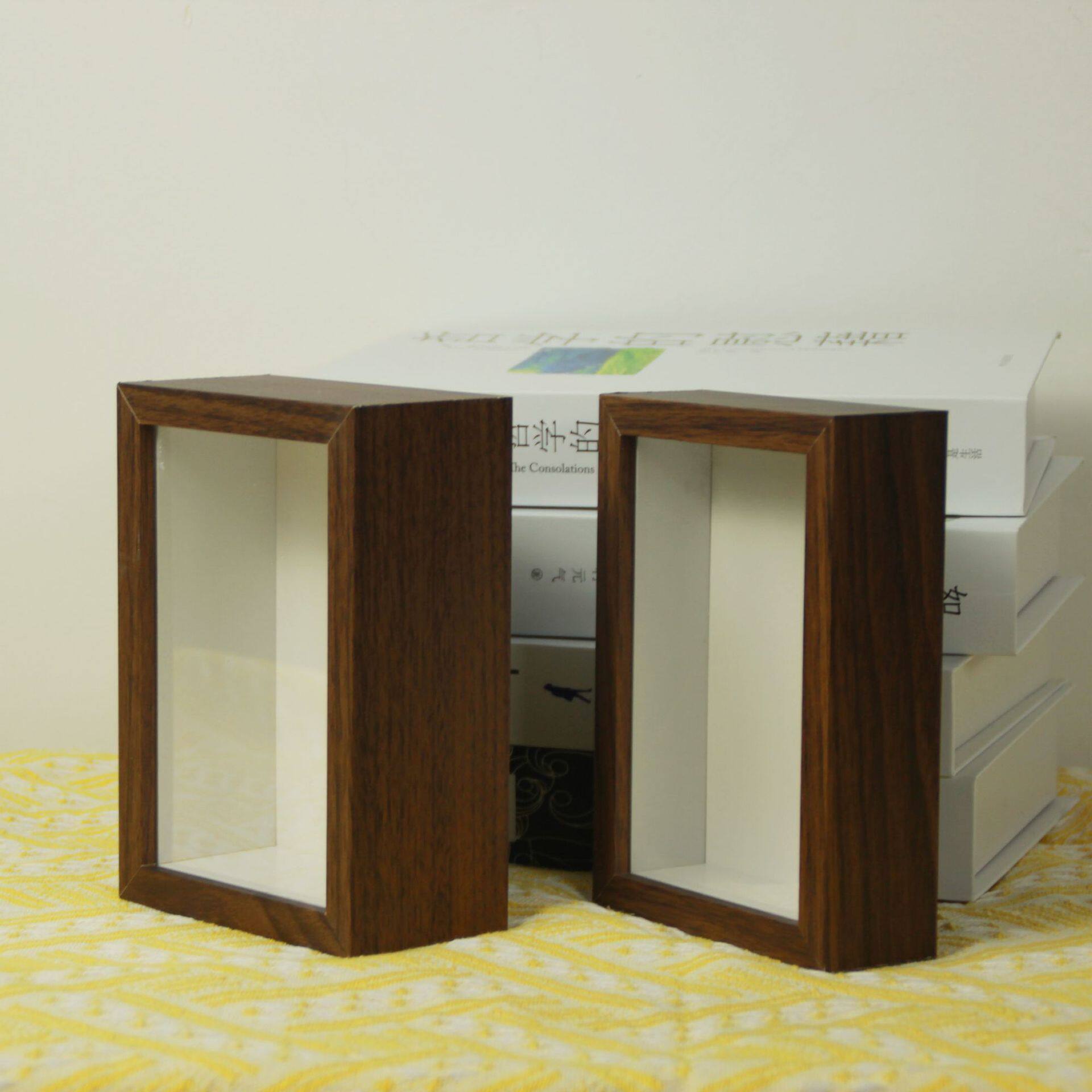 Hollow dried flower photo frame handmade diy transparent shell building blocks hand-made decoration acrylic three-dimensional picture frame wholesale