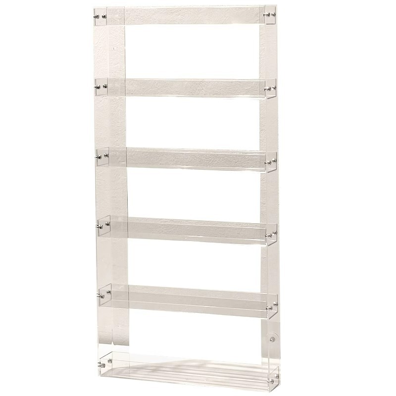 Acrylic Rack Wardrobe Outside Side Rack Dormitory Cosmetics Drug Storage Box Desk Cabinet Storage Artifact Hanging
