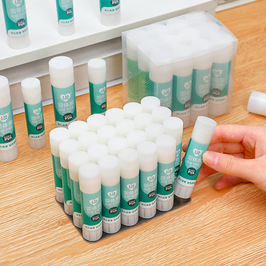 Green glue stick office stationery binding adhesive supplies glue stick solid paste 10g