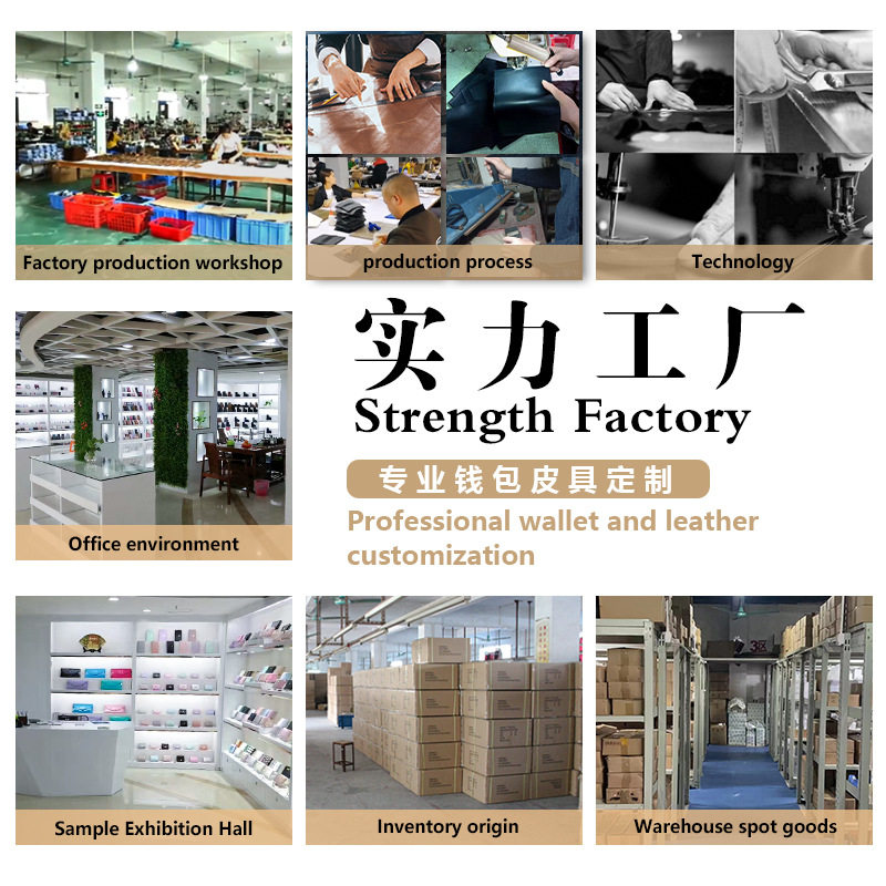 Men's Leather Wallet Multi Card Wallet Factory Outlet Top Layer Cowhide Men's Wallet Leather Vertical Wallet