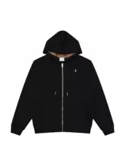 Specially Designed for Foreign Trade Cross-Border European and American Markets, Embroidered Logo, High-Quality British Style Hooded Sweatshirt, Autumn and Winter Women's Jacket, European Size