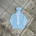 Embroidered sweatshirt/blue