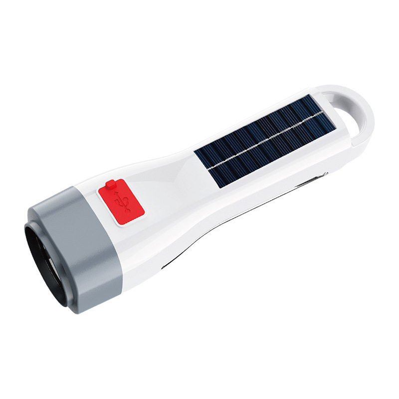 LED Flashlight Strong Light Rechargeable Portable Household Simple Outdoor Multifunctional Portable Lamp Lighting Lamp