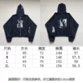 Washed black [zipper style-k07 style]