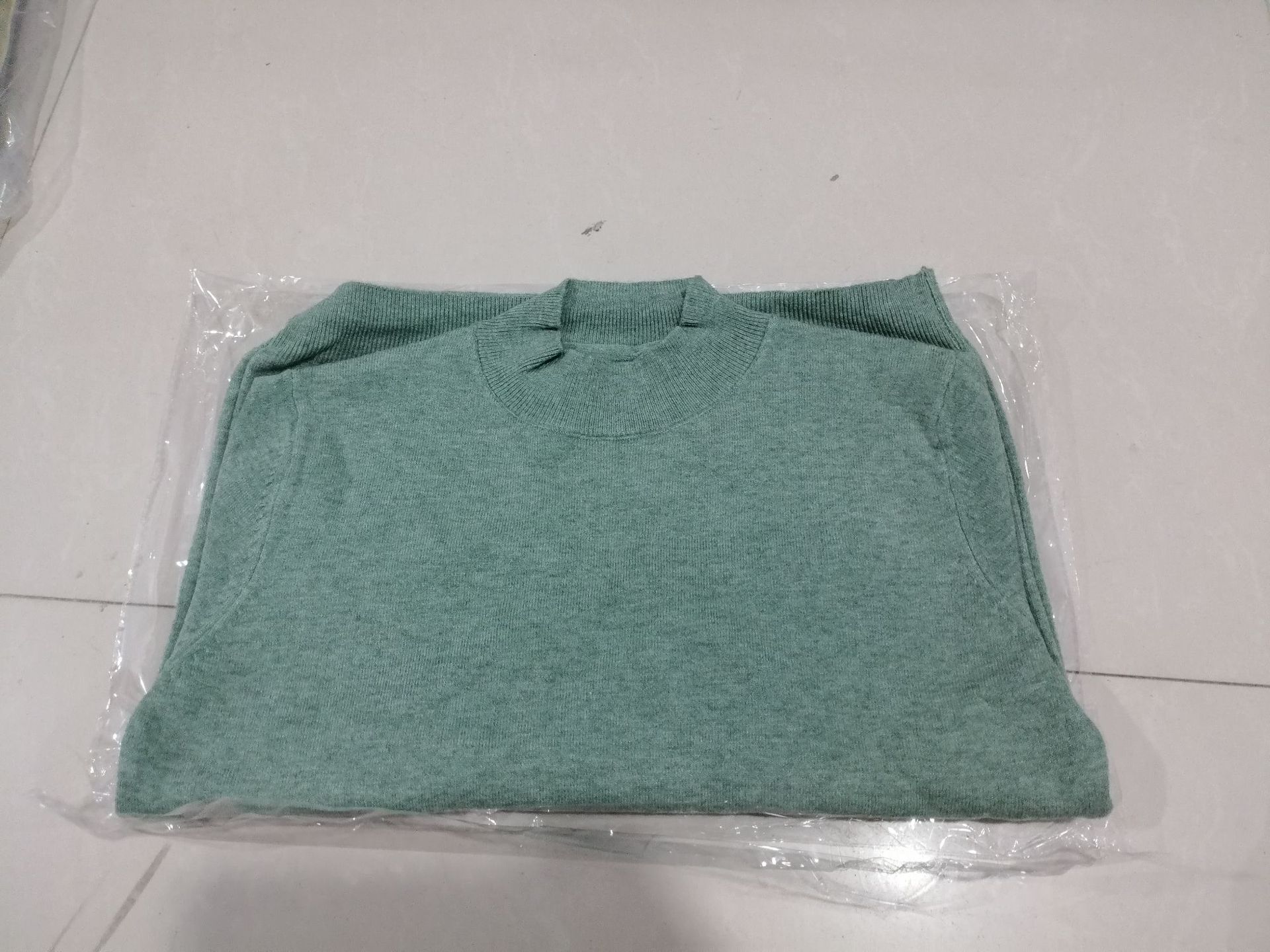 雪桐半高领针织衫长袖套头内搭打底都市女装秋冬保暖宽松毛衣纯色