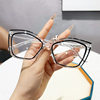 Myopia Glasses Men's and Women's Frame Myopia Can be Equiped with Retro Art Glasses Frame Internet Celebrity Flat Glasses 97199