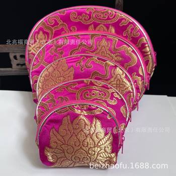 Chinese-style Characteristic Brocade Five-set Bag Mobile Phone Change Coin Bag Candy Bag Small Objects Jewelry Storage Bag Explosions