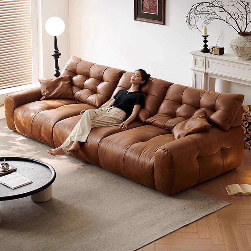 Naiqiu Big Black Bear Sofa Extra Deep Sitting Width Straight...