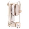 Clothes Rack, Bedroom Floor-Standing Coat Rack, Removable and Space-Saving, Entry-Level Storage Rack, Integrated Wall-Mounted Clothes Drying Artifact