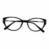 30343 New Stylish Trendy Flat Glasses Retro Cat Eye Anti Blue Light Glasses Stylish Ins High Definition Glasses Frame