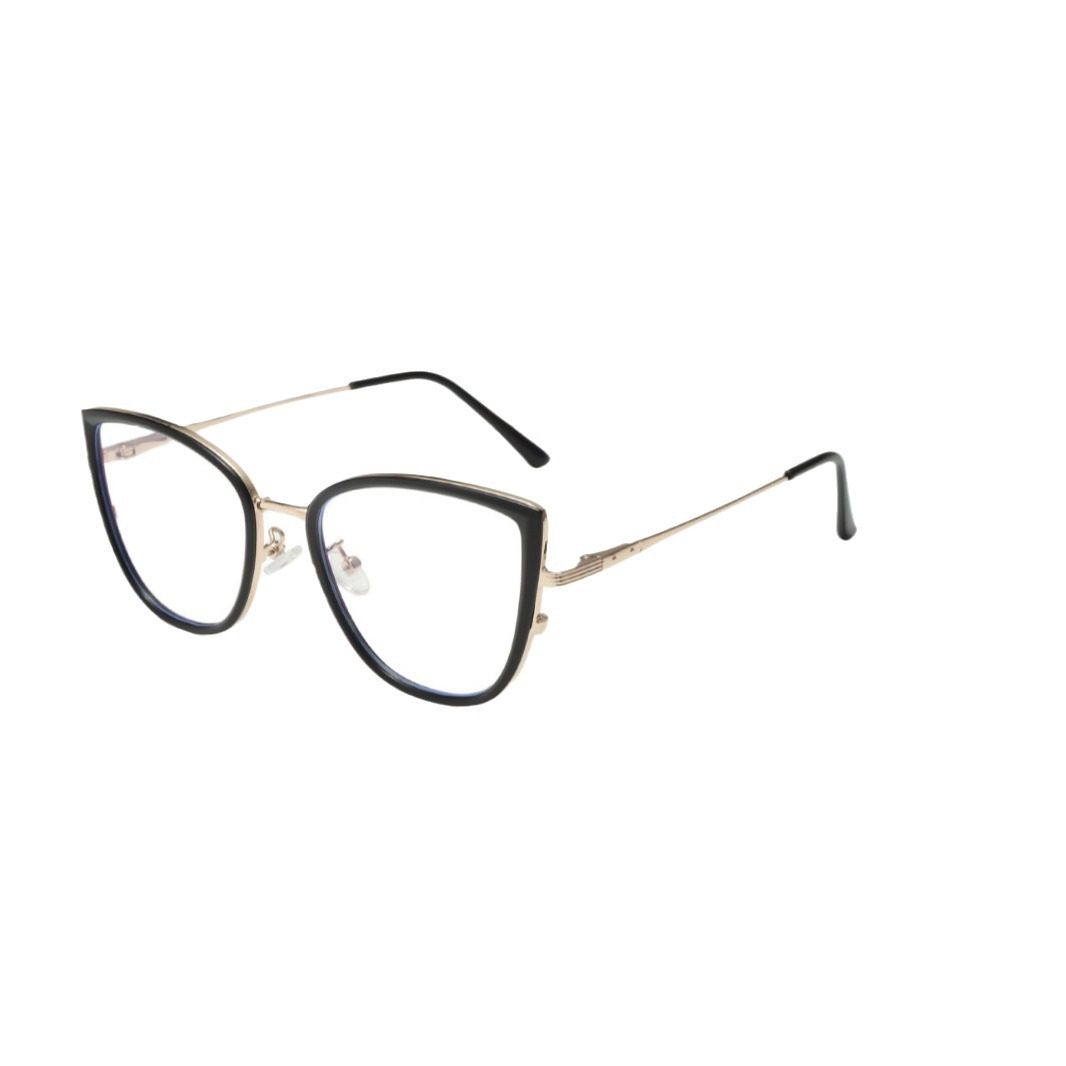 Winter New Retro Metal Anti-blue Light Glasses Frame Cyber Celebrity Same Style Fashionable High Beauty Value Flat Glasses Big Eyeglass Frame