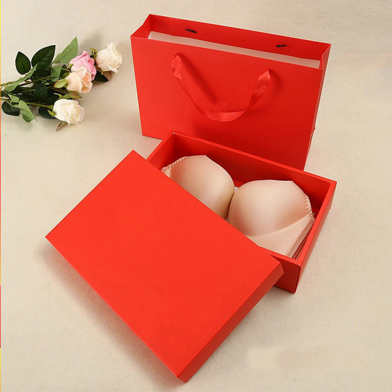 Underwear Heaven and Earth Cover Packaging Box Factory Direct Sales Colorful Three-Layer Corrugated Box Clothing Airplane Box Colorful Box Packaging