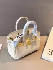 Cross-border bag wholesale cowhide bag leather women's bag platinum bag high-end bag women's new handbag messenger bag