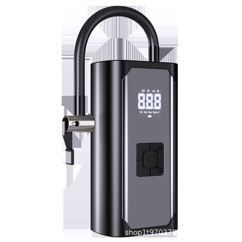 Car Inflatable Pump Car Wireless Portable Car Electric Tire Electric Vehicle Motorcycle Automatic Inflatable Pump