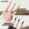 Babenei Double-Ended Eyeliner Pen for Eye Makeup, Contouring and Brightening, Waterproof, Long-Lasting, Non-Smudging, Wholesale Eye Makeup Eyeliner Pen