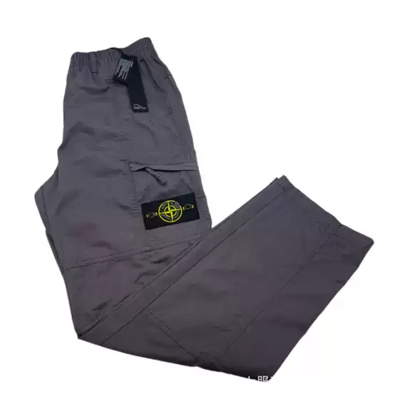Trendy Brand Factory Direct Sale Stone New Men's Large Size Long Pants Sports Pants Casual Thin Breathable Cargo Pants Men's Style