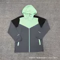 Green gray coat