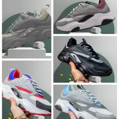 European Station Foreign Trade New D B22 Sports Leisure Fashion Retro Breathable Men's and Women's Couples Height Increase Torre Shoes