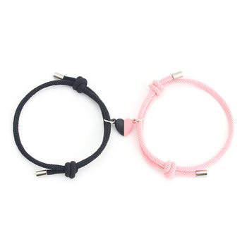 2023 Europe and the United States new Milan rope love magnet couple bracelet a pair of men and women hand rope wholesale foreign trade