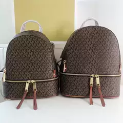 2025 Bag Women's New MK Backpack Big Brand Fashion Backpack School Bag High-end Women's Bag Travel Bag Big Shoulder