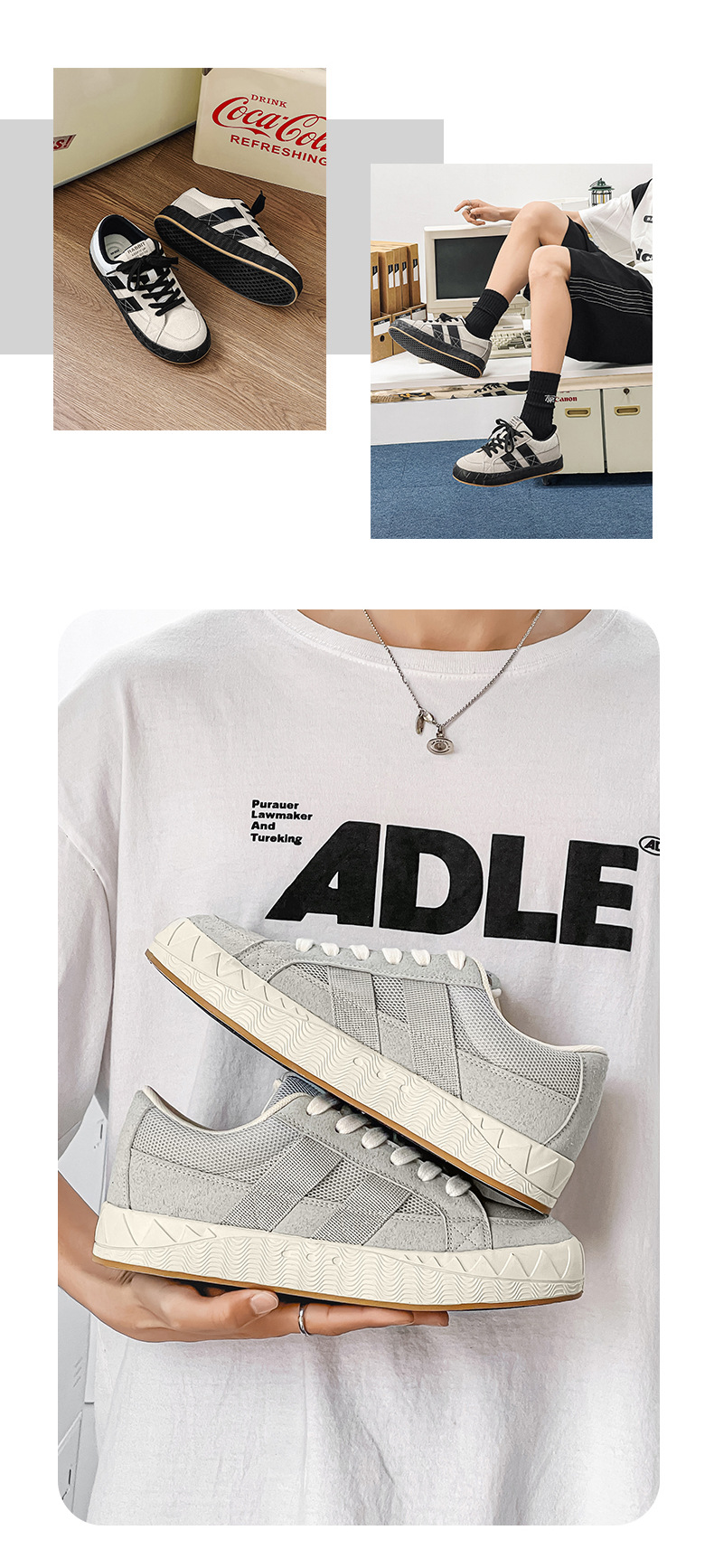 Explosions Shark Bread Shoes Men's Shoes American Fashionable Trendy Shoes All-match sneaker Summer Mesh Breathable Casual Sneakers 7 format,png