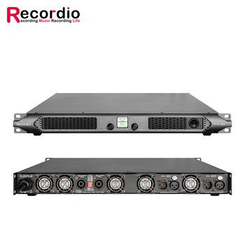 Professional digital amplifier high-power rear-level two-channel 4200*2W stage singing performance 1U digital amplifier