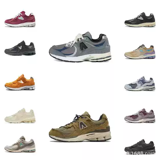 Cross border NB 2002R letter retro dad shoes, anti slip, wear-resistant, breathable, men's and women's casual versatile sports running shoes