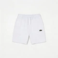 Crocodile logo shorts white