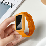 Подходит для браслета Huawei 7 ремешок силиконовая цепочка для часов Huawei Smart Sports Bracelet 7 браслет из жидкого силикона nfc