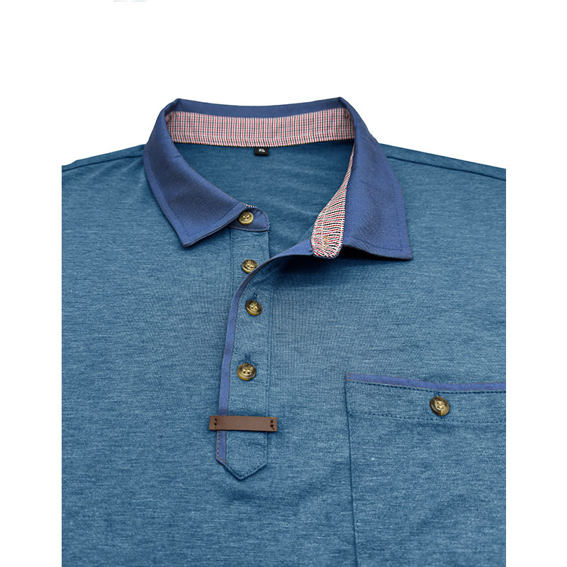 跨境夏季欧美男装短袖翻领t恤 外贸男士Polo衫亚马逊休闲上衣批发