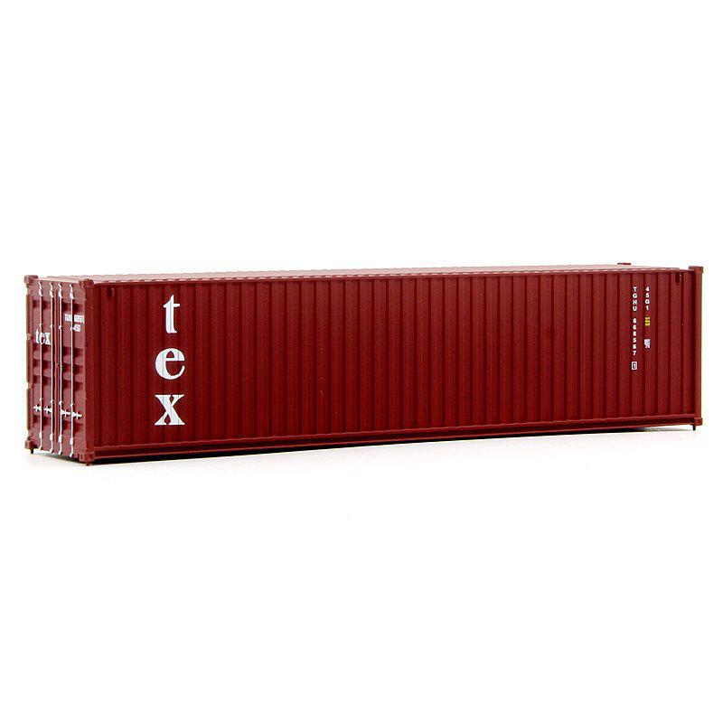 1场景车辆配件沙盘模型花园铁路尺火车货柜比例4087集装箱