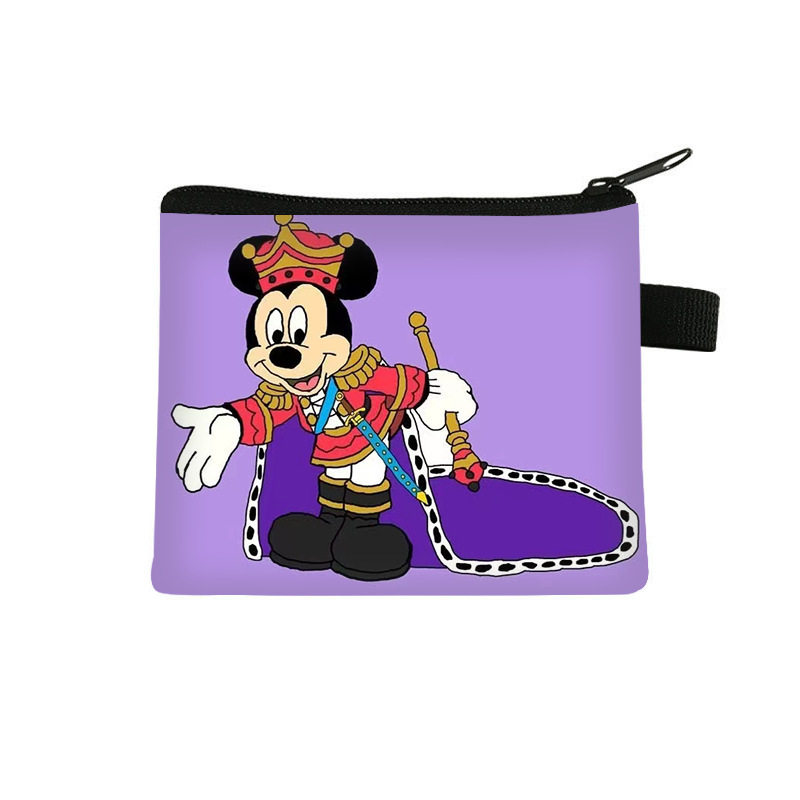 Cross-Border Hot Selling Mickey Coin Purse Kidsren's Mini Storage Bag Student Portable Key Card Bag Small Wallet Wholesale