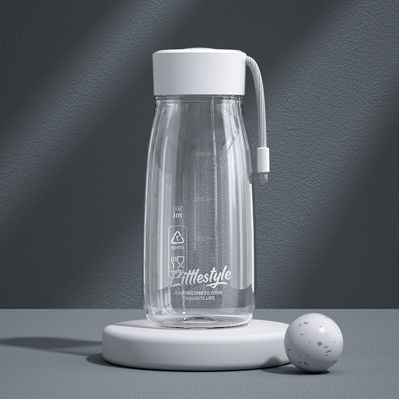 新款便携户外运动水杯男女商务直身塑料杯批发创意活动礼品随手杯