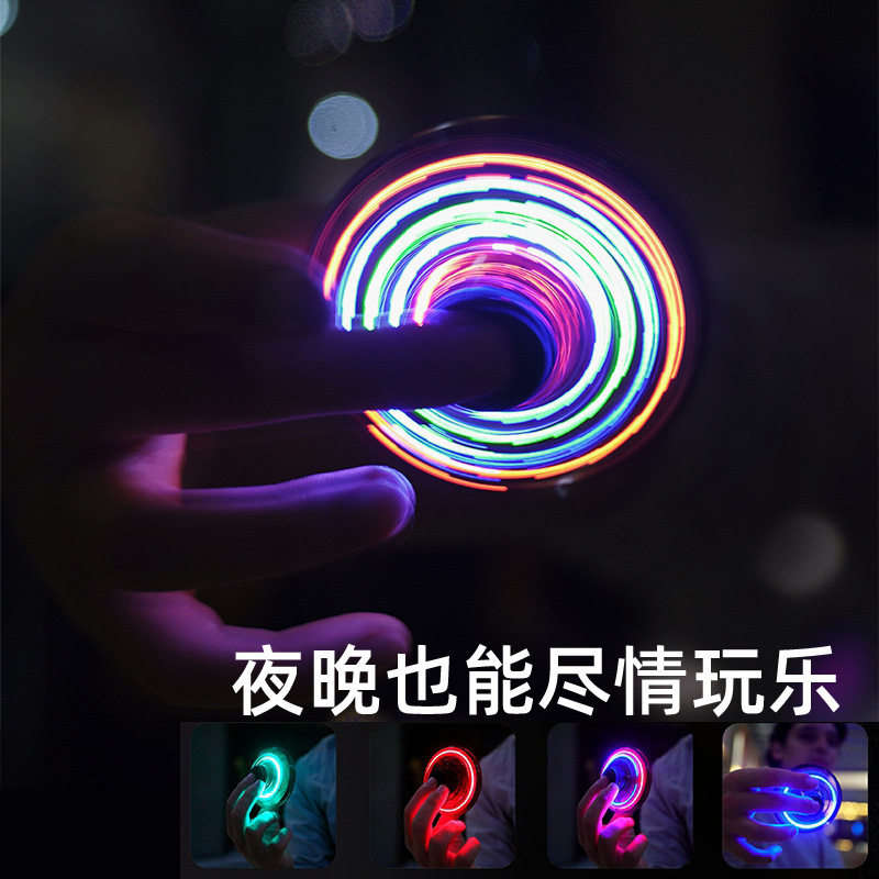 Cross-Border Flynova Fingertip Aircraft Sensor Flying Gyro Spin Finger Ufo Black Technology Toy to Relieve Stress