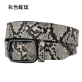 Pkzk0036 gray snake pattern-japanese buckle