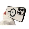 Suitable for iPhone 17 Phone Case, Magnetic Transparent Apple 17 Pro Max Matte Skin-Feel 16 Acrylic Protective Case