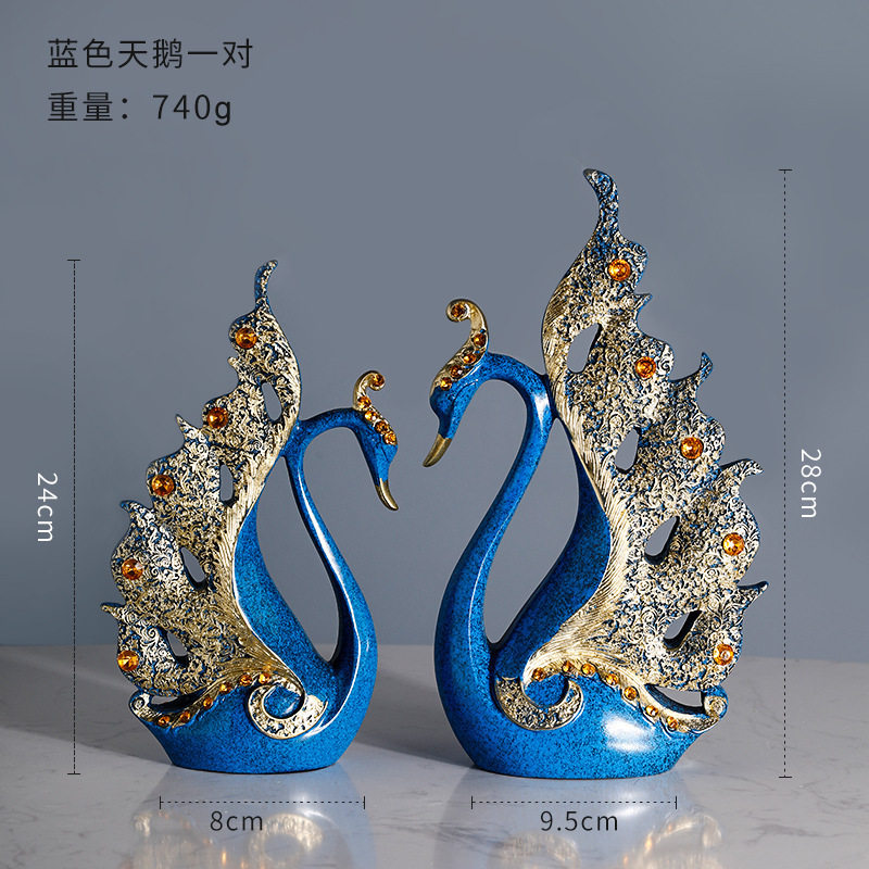 酒柜餐边柜现代高档软装客厅室内轻奢摆件创意办公室家居装饰品