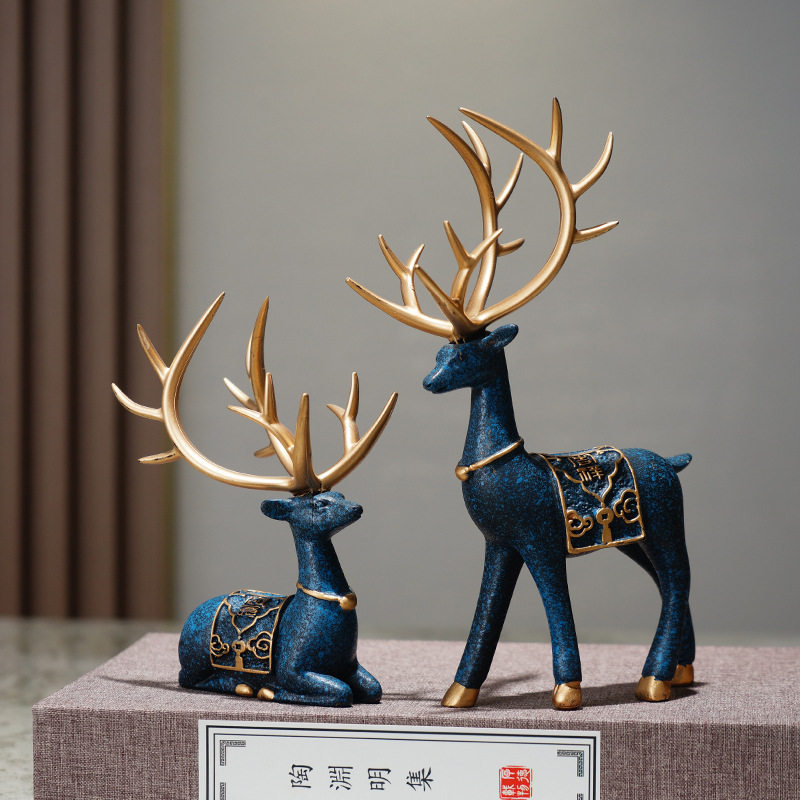 新中式屏风禅意家居花瓶摆件客厅茶几电视柜复古典中国风装饰品