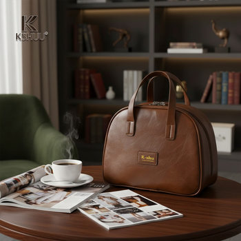 New Portable Cosmetic Bag for Women, Partitioned Waterproof Portable Travel Storage, Light Luxury High-End Toiletry Bag for Carrying When Going Out