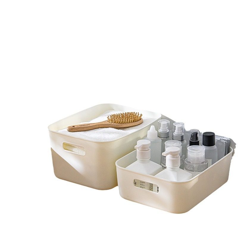 Office Desk Storage Basket Household Bathroom Products Storage Underwear Storage Box Cosmetics Jewelry Medicine Storage with Lid