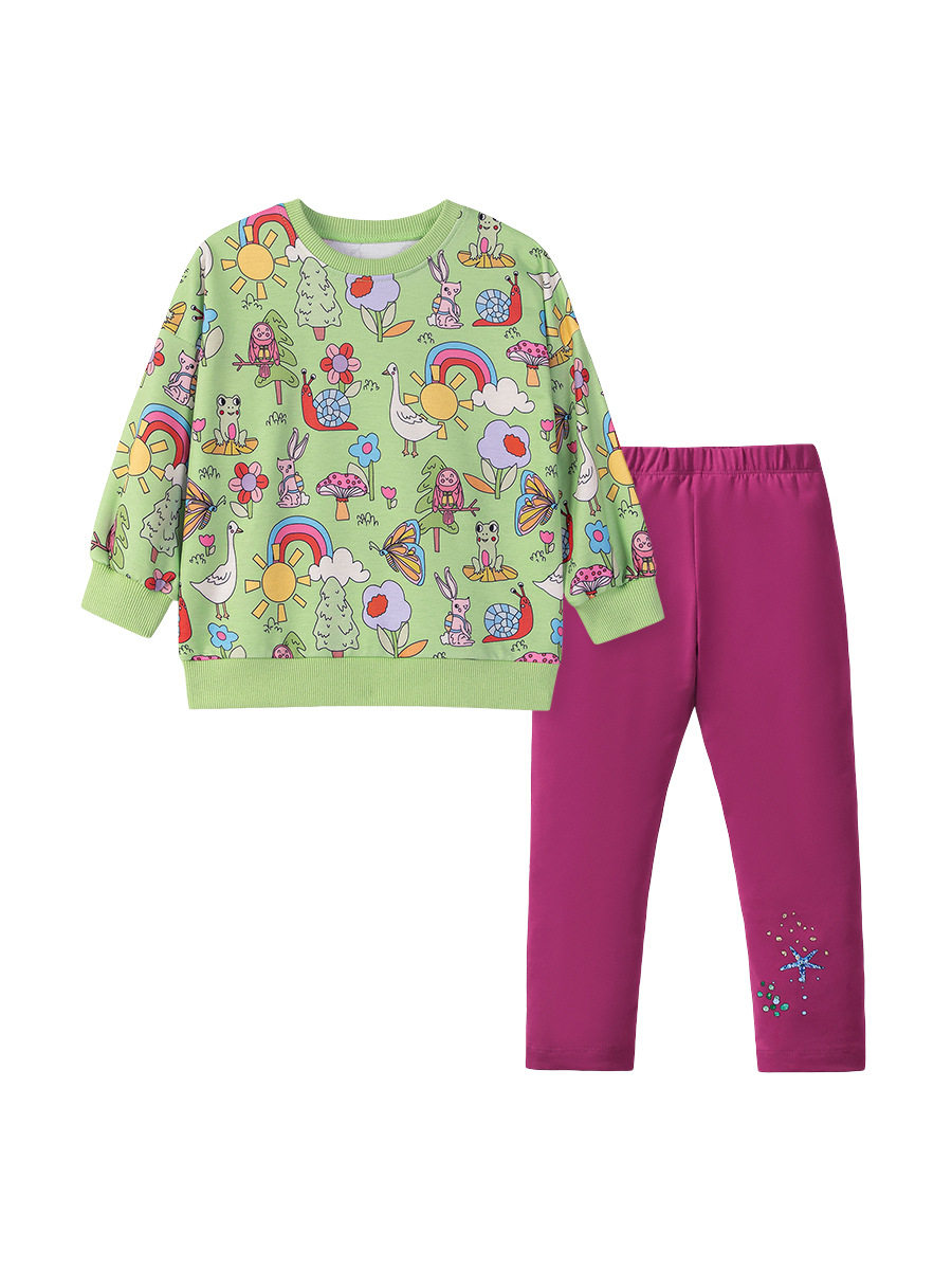 Girls' Set Wholesale from Source Manufacturer, Autumn Kids' Outfit