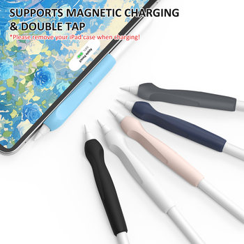 Suitable for Apple Pencil Silicone Protective Cover Apple 2Nd Generation Stylus Protective Pen Cover Pen Grip Wholesale