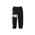 G550 # Collaboration model FW24 loose straight-leg American-style sweatpants in black