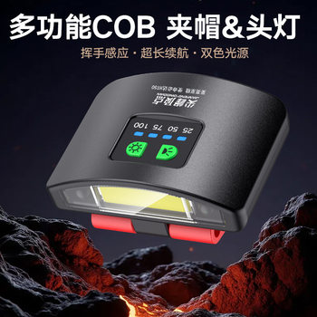 Manufacturer's In-Stock Rechargeable Led Headlamp, Strong Light, Long Battery Life, Outdoor Waterproof Head-Mounted Sensor Flashlight for Fishing