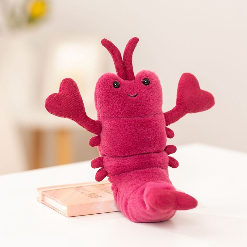 Cross-border New Love Claw Lobster Doll Plush Toy Little Red Book Same Style Shrimp Doll Marine Animal