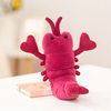 Cross-border New Love Claw Lobster Doll Plush Toy Little Red Book Same Style Shrimp Doll Marine Animal