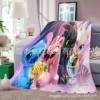 Cross-Border Amazon Fba Wholesale Flannel Blanket Digital Printing Cute Anime Cartoon Comic Series Double-Sided