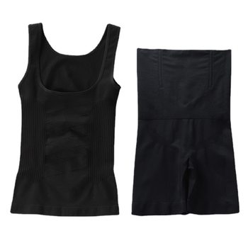 Body-Shaping Split Set Women's Postpartum Body-Shaping Clothes Abdominal Pants Vests-style Waist-Shaping Stomach-Shaping Abdominal Suit Underwear Large Size